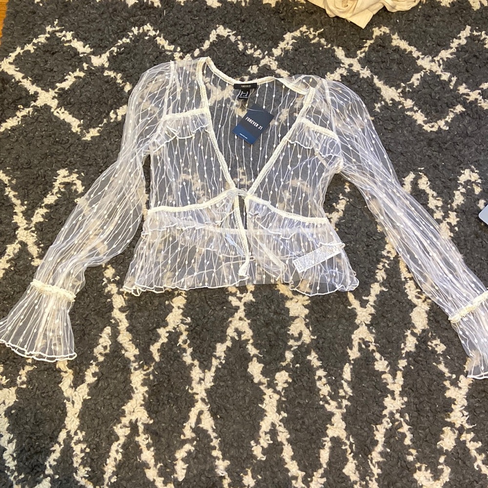 White Forever 21 Top